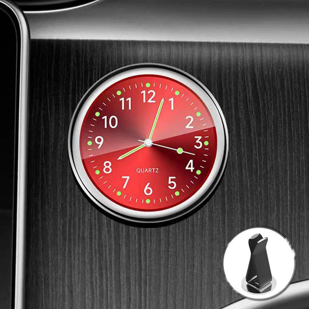 Mini Watch Car Quartz Clock Mini Electronic Clock Waterproof Bicycle Motorcycle Watch Auto Car Clock Dashboard Clock In Car