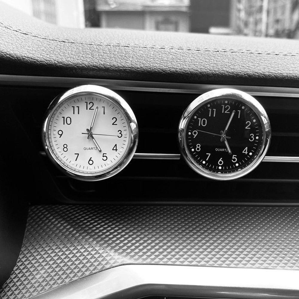 Mini Watch Car Quartz Clock Mini Electronic Clock Waterproof Bicycle Motorcycle Watch Auto Car Clock Dashboard Clock In Car