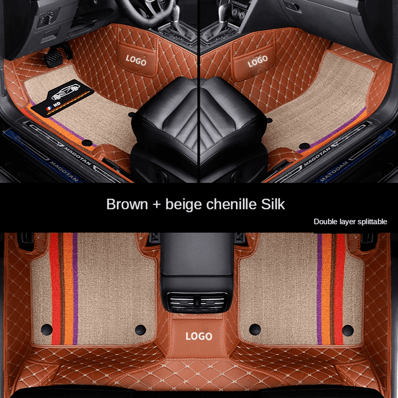 Custom Double-Layers Chenile Floor Mats - EAEOO