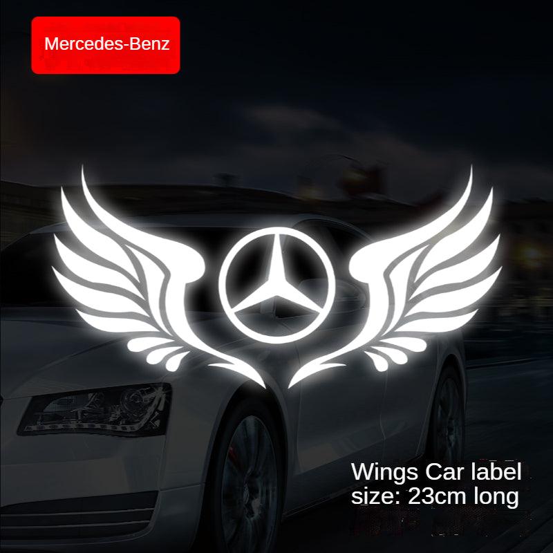 Wing Car Logo Reflective Sticker Automobile Sticker - EAEOO