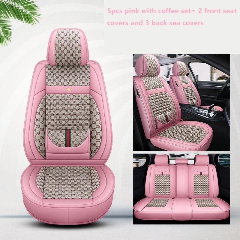 LouisVuitton Car Seat Covers #Luxurydotcom  Leather car seat covers, Pink car  seat covers, Leather car seats