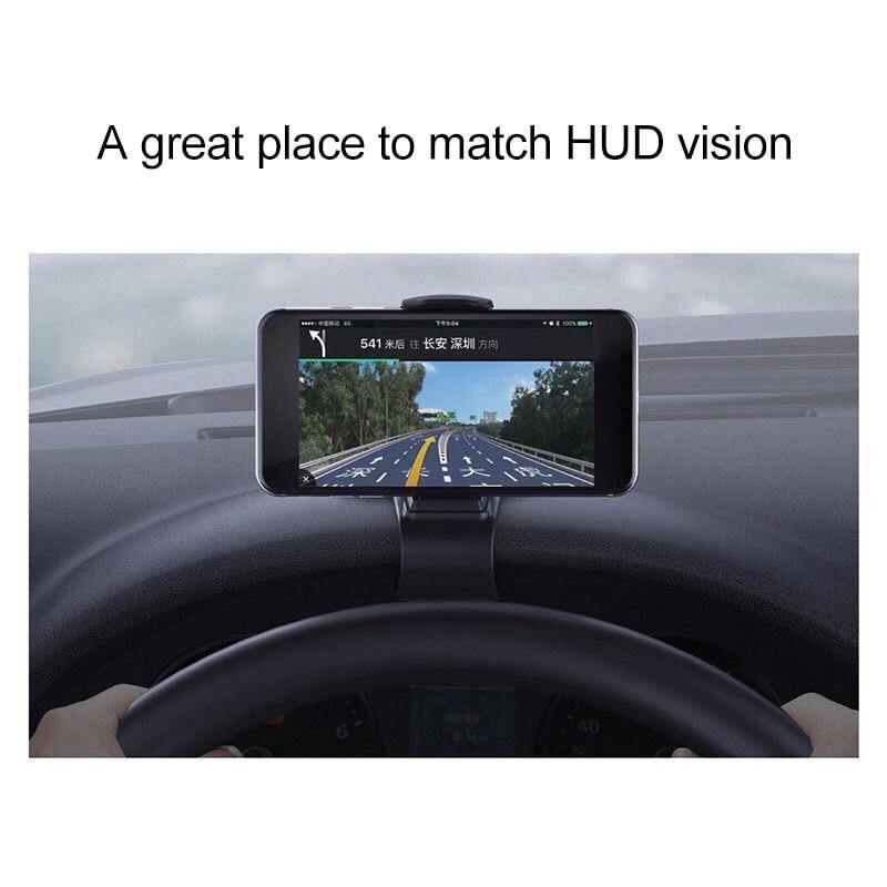 Car HUD Dashboard Mount Holder Stand Bracket for Universal Mobile Cell Phone GPS Car Accessories Interior Car Hanging Accessorie - eaeoo.com