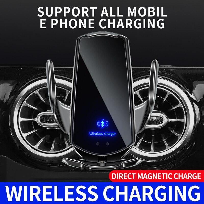 For all phone  Wireless Charger Q3 Car Phone Holder 15w Car Mount Intelligent Infrared for Air Vent Mount charger wireless - eaeoo.com