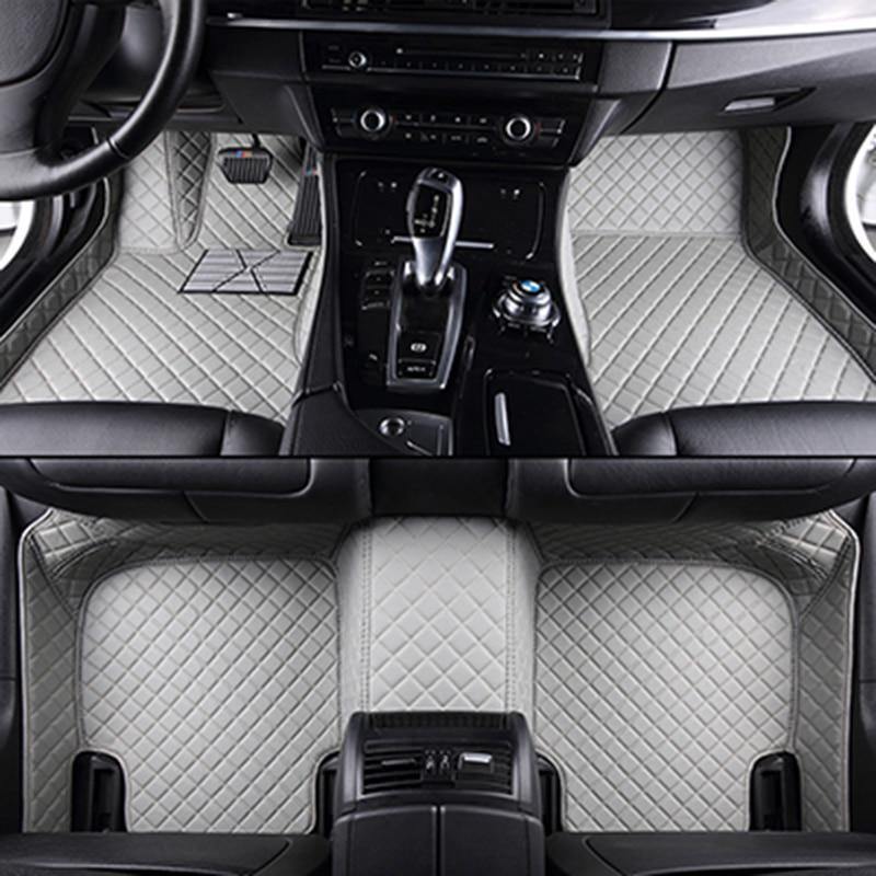 Diamond ECO friendly Material leather waterproof car floor mats carpets Custom fit 99% vehicle models - eaeoo.com