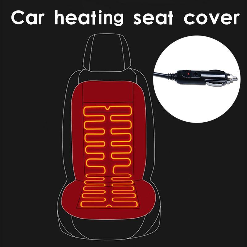 12V Heated car seat cover The cloak on the car seat Seat heating Universal Automobile cover car seat protector Car seat heating - eaeoo.com