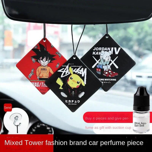 Car Perfume Car Aromatherapy Pendant Fragrance Piece Deodorant Interior - EAEOO