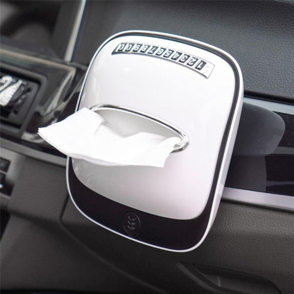 2021 Multi-functional Car Tissue Napkin Holder Creative Solid Tissue Organizer Storage Box Anti-slip Auto Interior Accessories - eaeoo.com