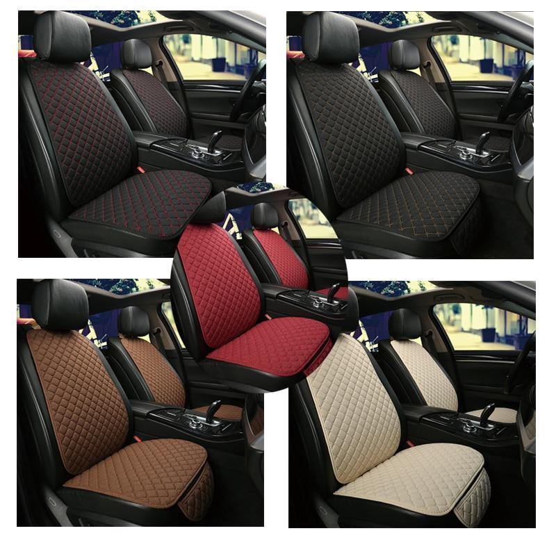 5 Seats Car Seat Covers Set Universal Fit Most Cars Seat Protector with Backrest Automobile Line Cushion Pad Mat for Auto Truck - eaeoo.com