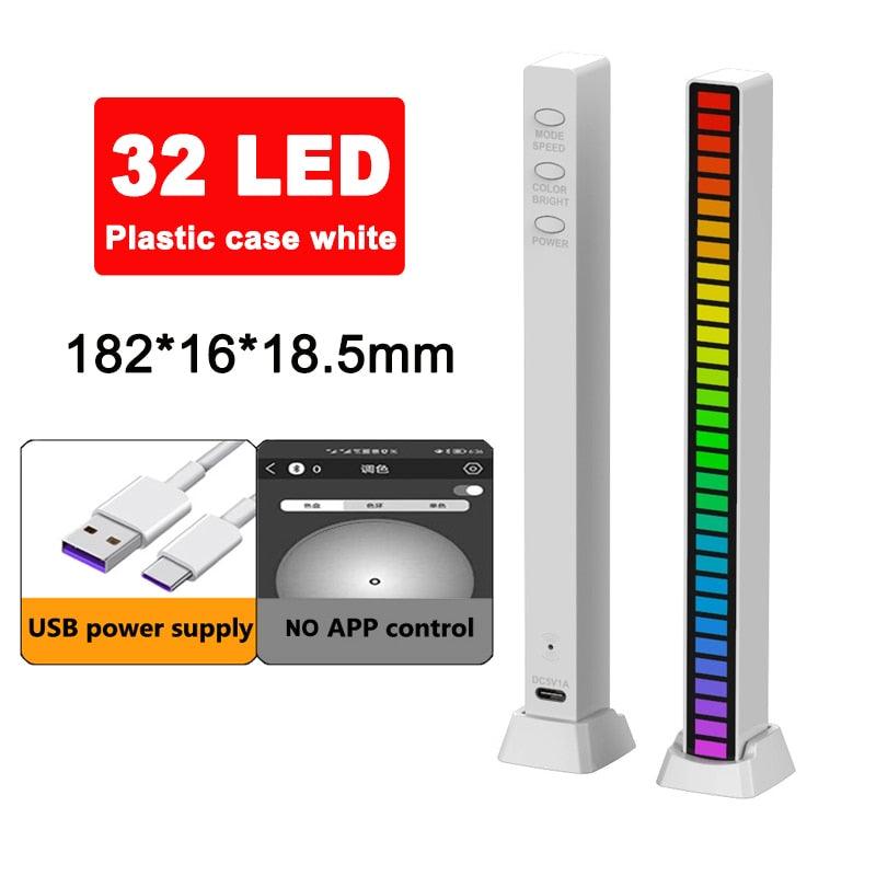 With RGB Sound Control 32-bit Rhythm Ambient Light Color Sound Control Ambient Light - EAEOO