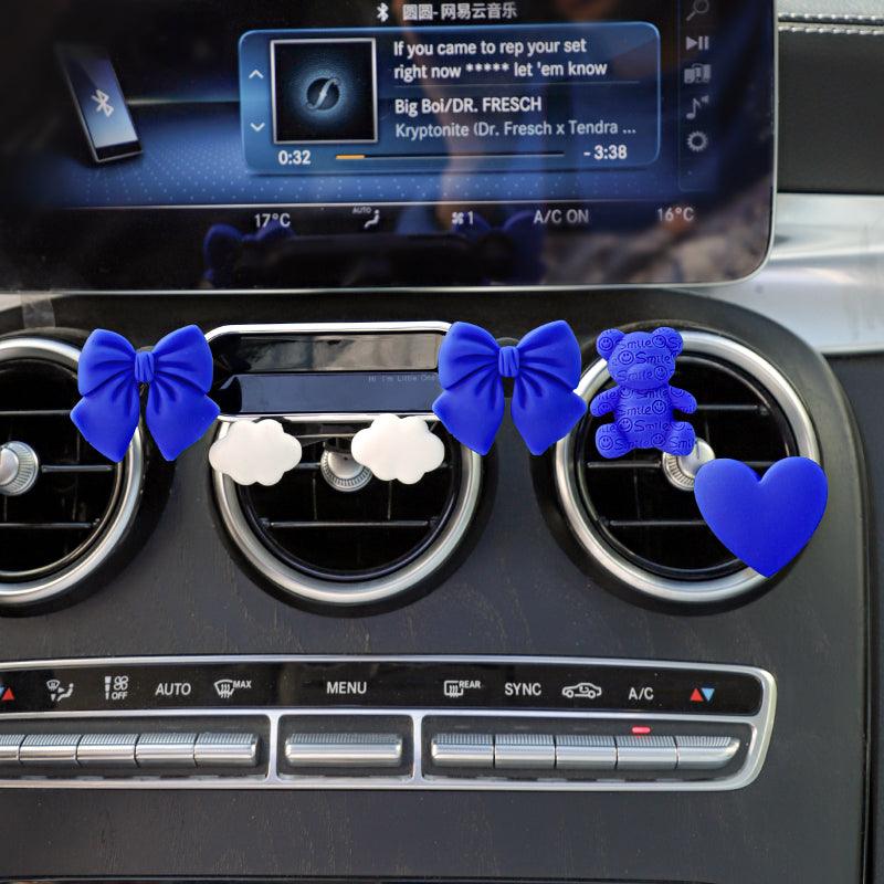 Klein Blue Car Phone Holder Female New Car Air Outlet Car Interior Fixed Support Navigation Holder - EAEOO