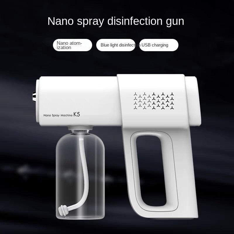 Alcohol Disinfection Gun Sprayer Special Wireless Nebulizer K5 Sterilizer Handheld Electric Automatic Blue Light Nano K6x - EAEOO