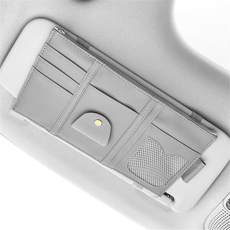 Universal Car Auto Visor Organizer Holder Storage Bag TydyingCase for Card Glasses Car Accessories Visor Multifunctional Storage - EAEOO