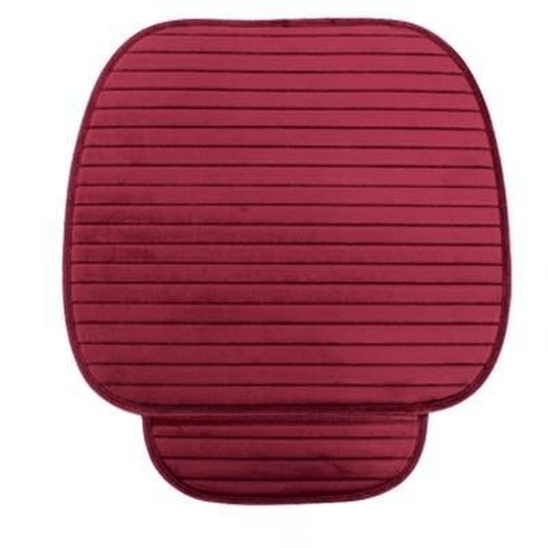 Car Seat Cover Front Rear Flocking Cloth Cushion Non Slide Auto Accessories Universa Seat Protector Mat Pad Keep Warm in Winter - EAEOO