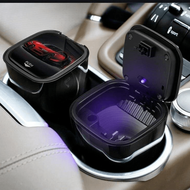 Multi-function Car ashtray with led lights - EAEOO