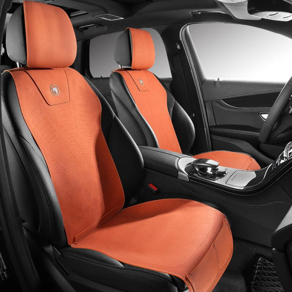 Summer Front and Rear Seat Backrest Three-piece Set General Motors Upholstery Breathable Leather Perforated