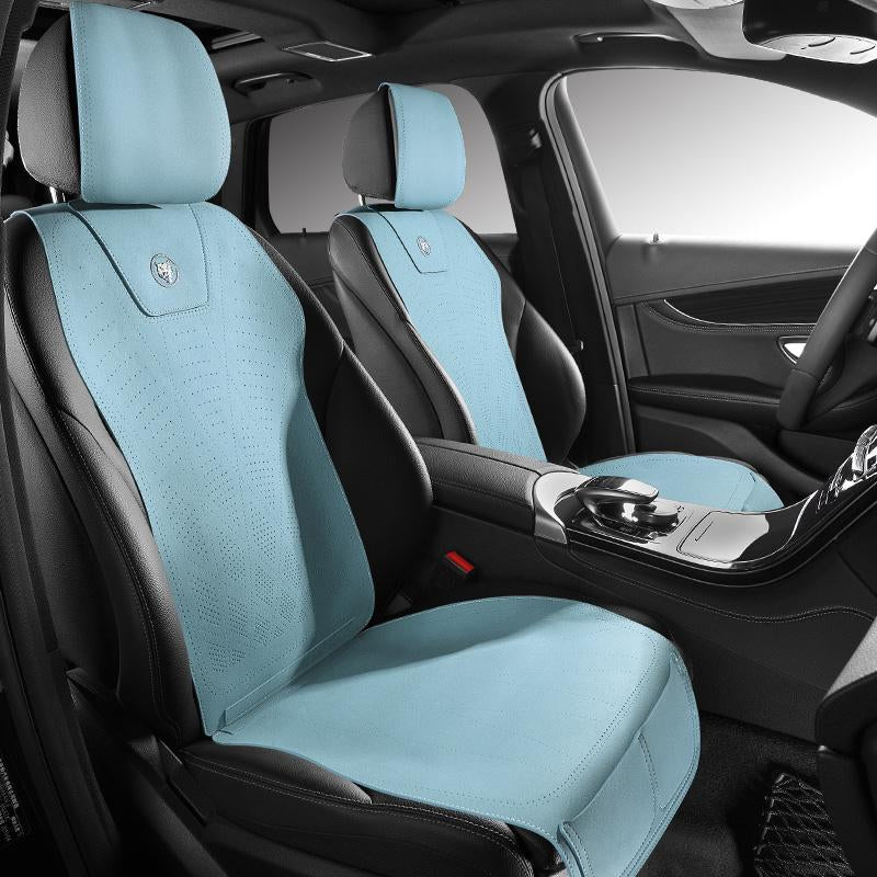 Summer Front and Rear Seat Backrest Three-piece Set General Motors Upholstery Breathable Leather Perforated